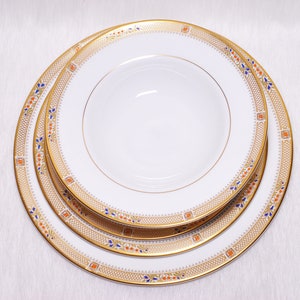 Vintage Collectible Royal Doulton Minton Caliph 6 Piece Setting Made in England