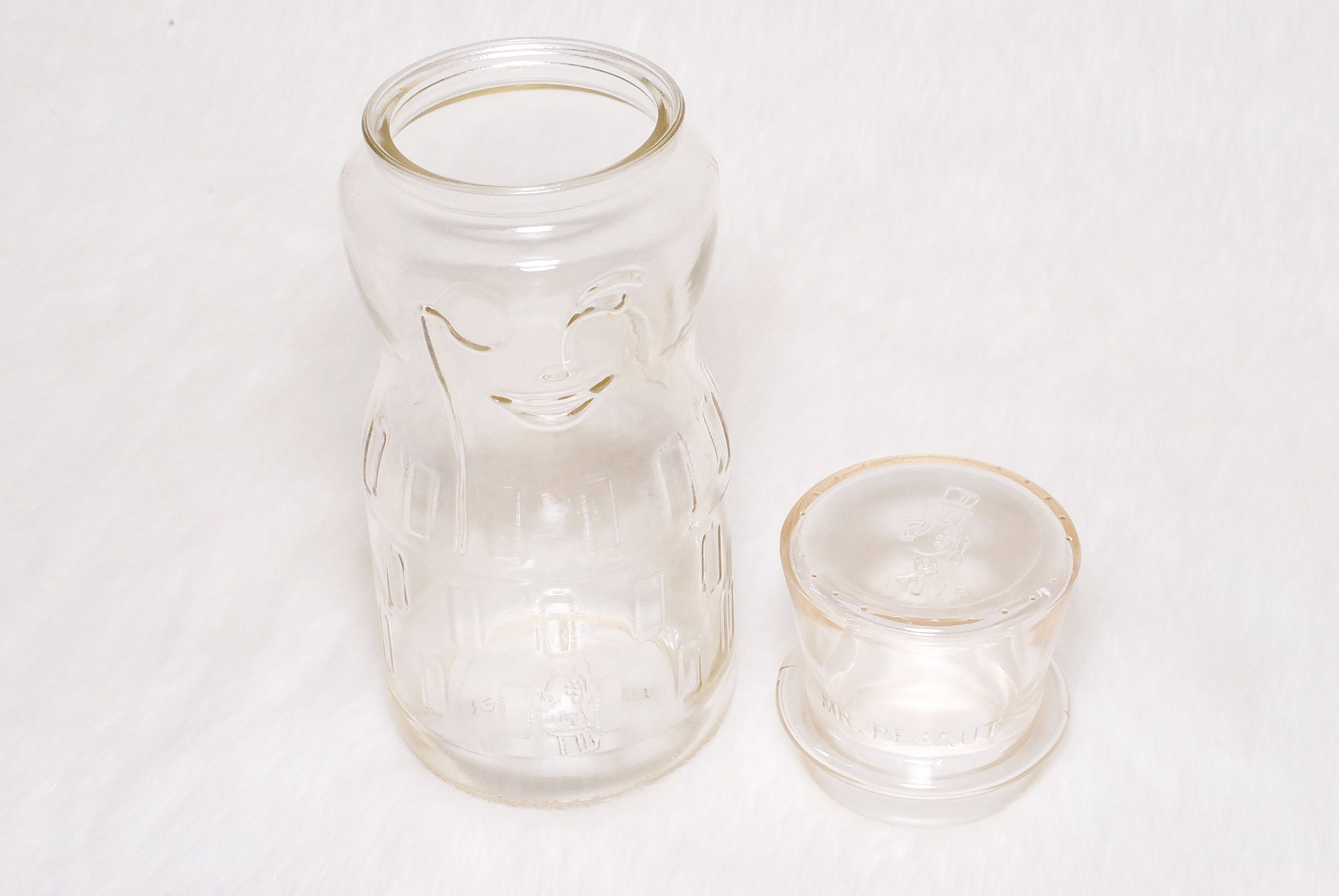 Macetas de vidrio coleccionables antiguas para cacahuetes - Etsy México, image size:1936x1296