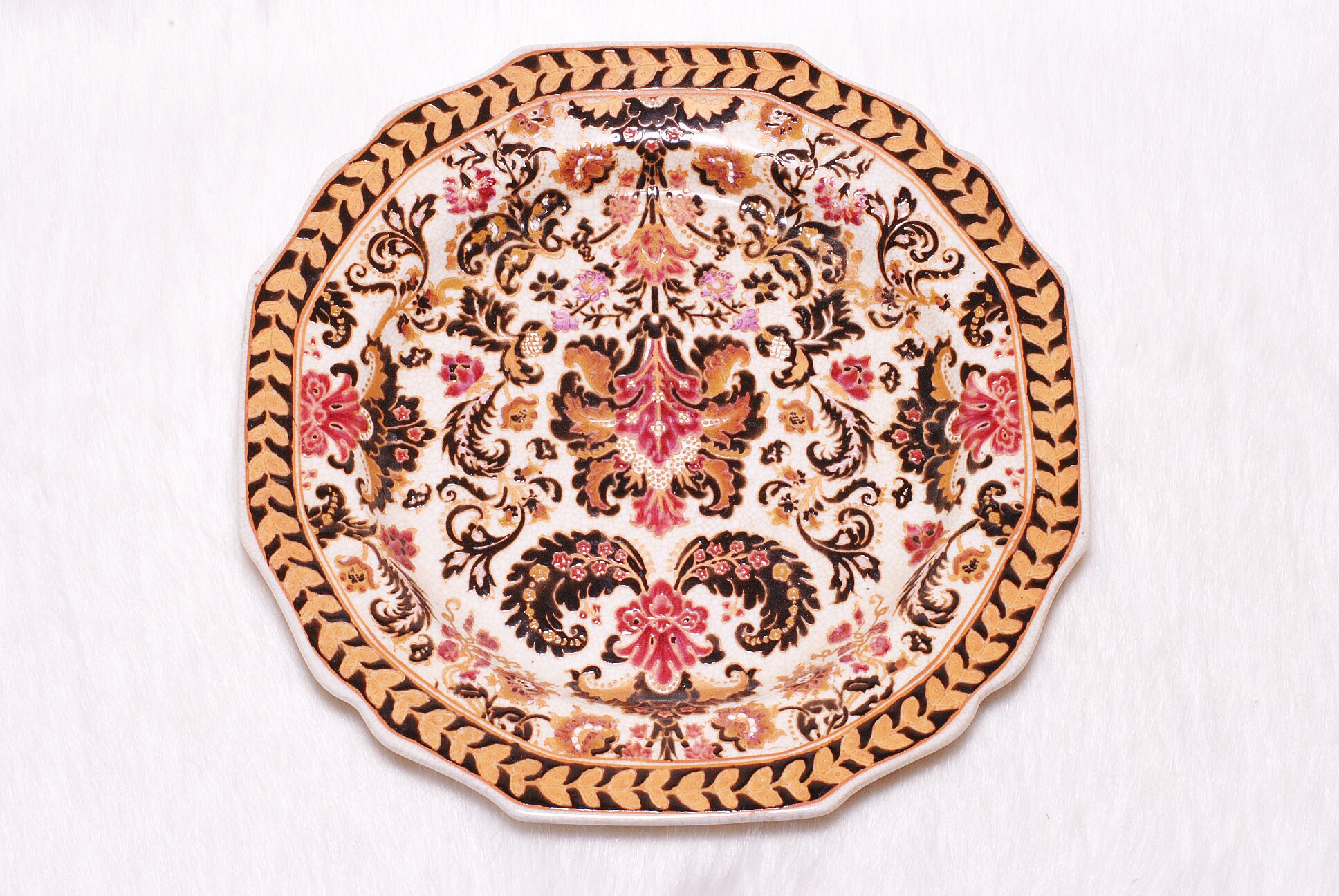 Vintage coleccionable Chinoiserie cerámica asiática decoración | Etsy