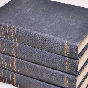 Vintage Collectible 4 Abraham Lincoln The War Years Carl Sandburg 1939 Book Set