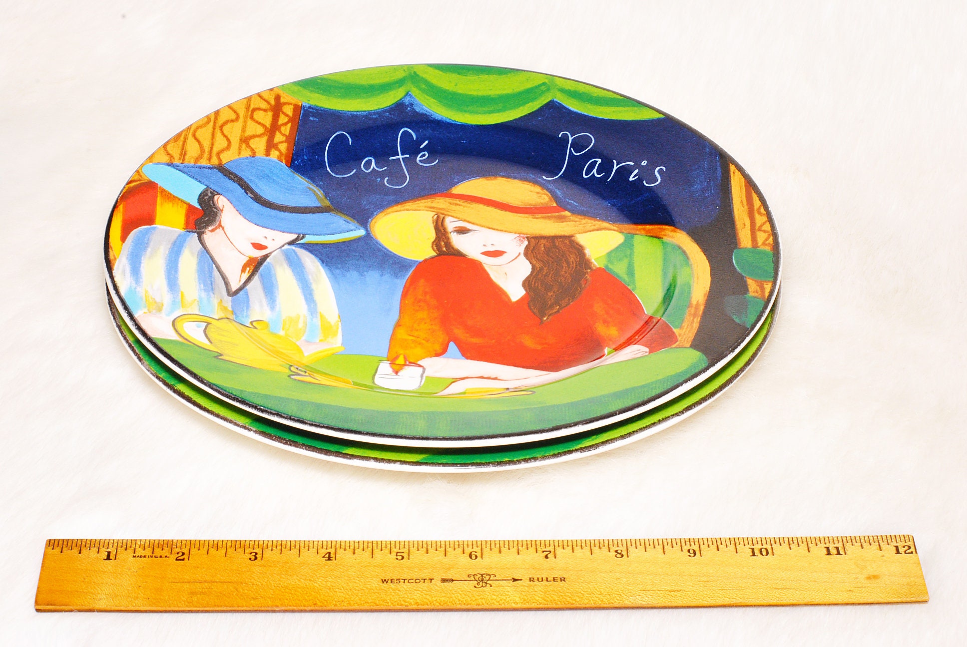 Vintage Collectible Misono Cafe Paris and Tuscany Serving Dinner 