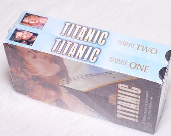 Vintage Collectible VHS Sealed New Titanic Movie 2 Cassettes Set