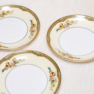 Vintage Collectible 3 Noritake Japan Windsor Pattern Saucers Home Decor