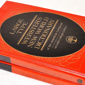 Vintage Collectible Websters New World Dictionary of American Language 1970 Set