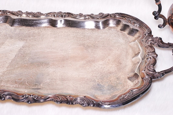 Vintage Collectible FB Rogers Silver Plated 5 Piece Tea Set With