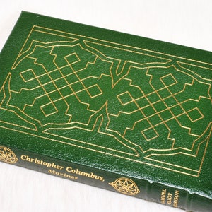Vintage Collectible Christopher Columbus Mariner Morison Easton Press Book