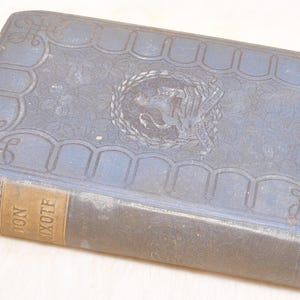 Antique Collectible Don Quixote De La Mancha translated from Spanish 1890 Book