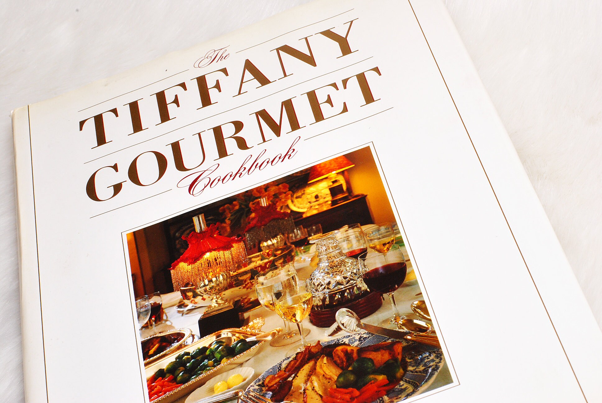 Vintage Collectible Tiffany Gourmet 1992 Cookbook by John Loring