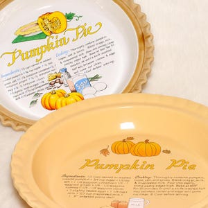 Vintage Pumpkin Pie Baking Dishes: Collectible Made in Japan Set