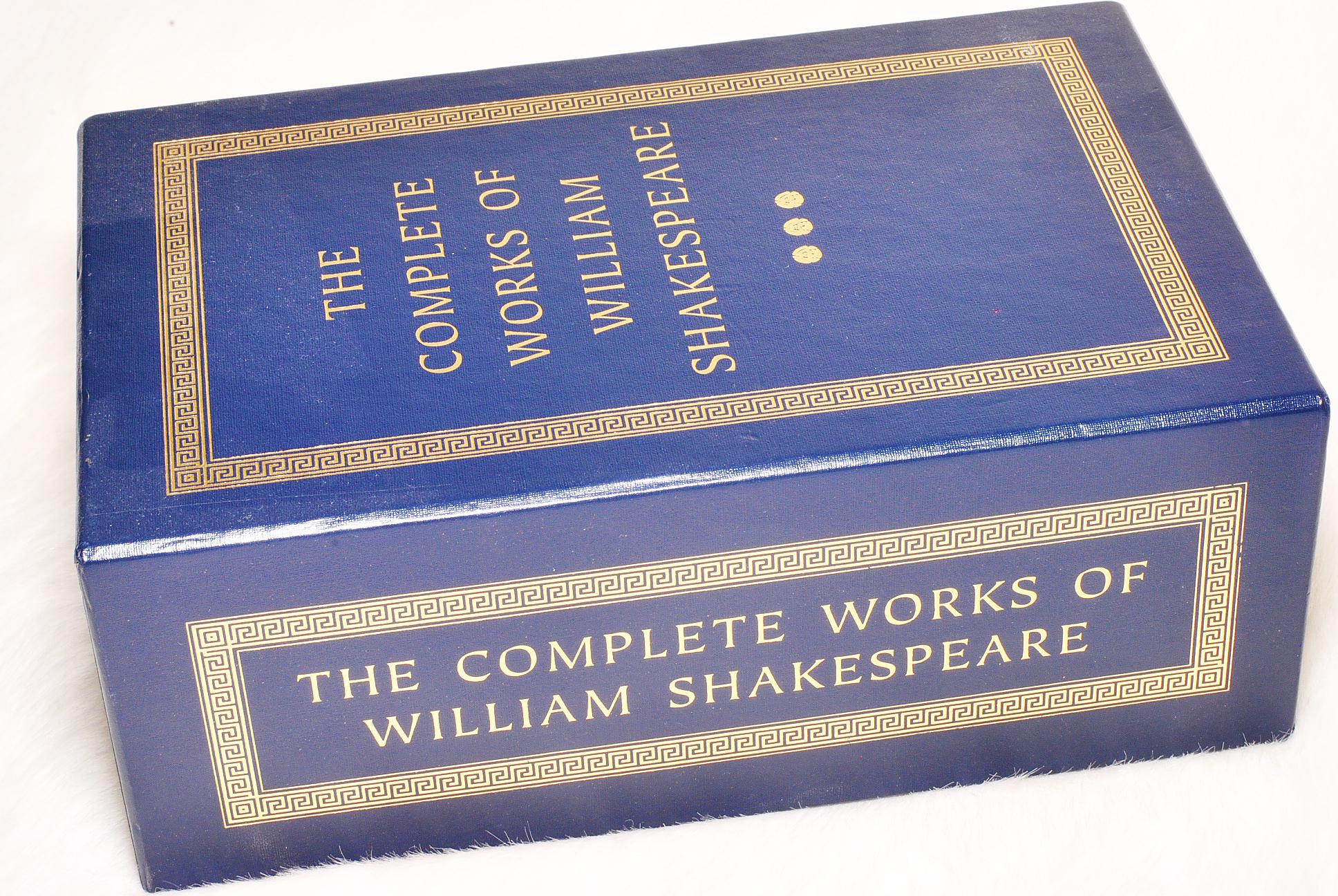 Vintage Collectible The Complete Works of William Shakespeare Books 3 Vol Set