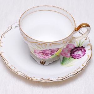 Vintage Collectible Ucagco China Made in Occupied Japan Teacup & Saucer Set