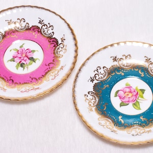 Vintage Collectible 2 Saucers Paragon By Appointment to Her Majesty the Queen