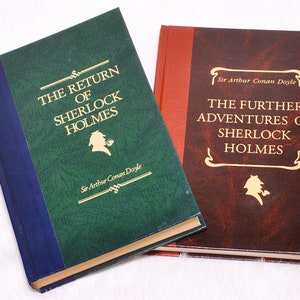 Vintage Collectible 2 Sherlock Holmes Arthur Conan Doyle Readers Digest Books