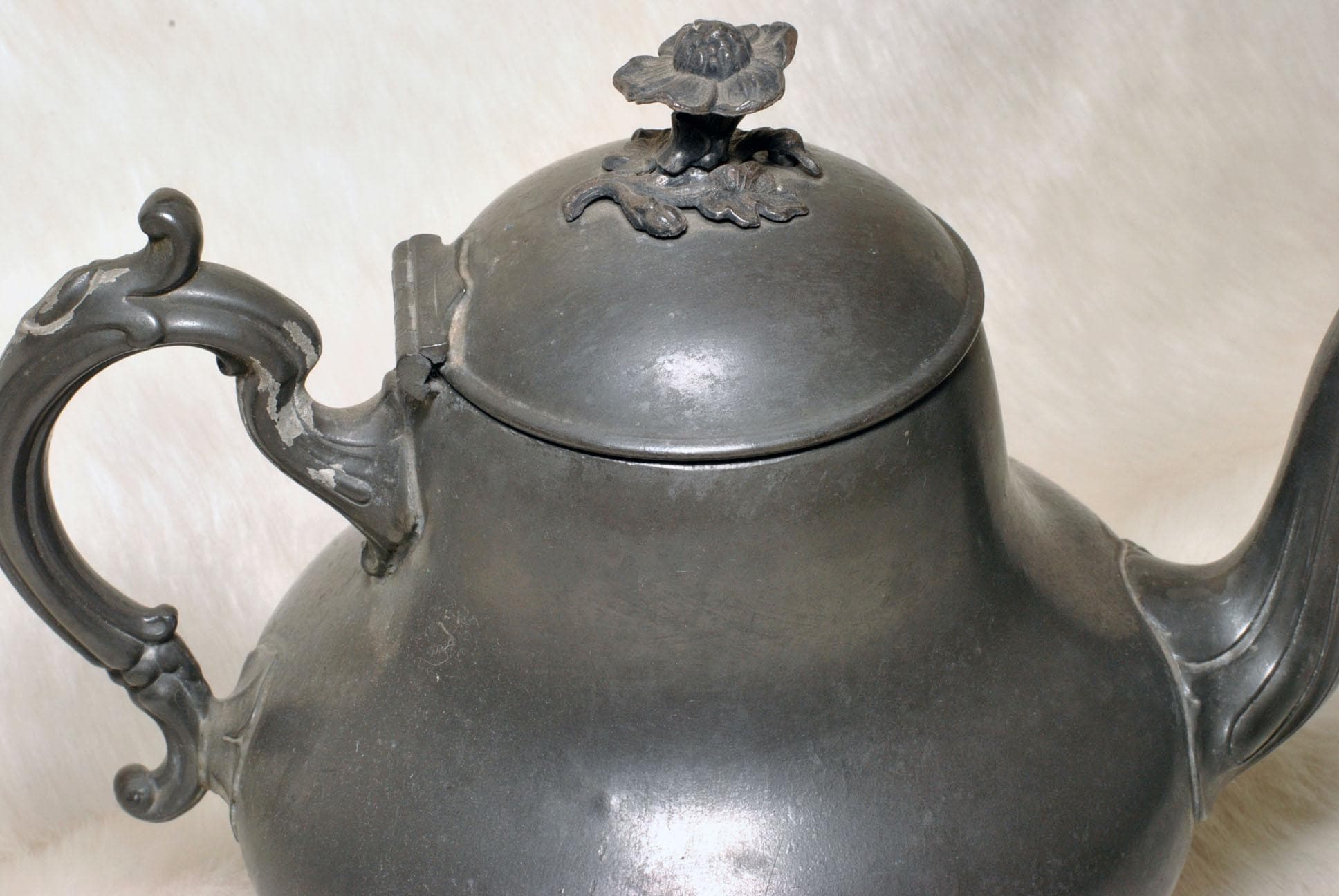Sheffield Pewter Teapot - Etsy
