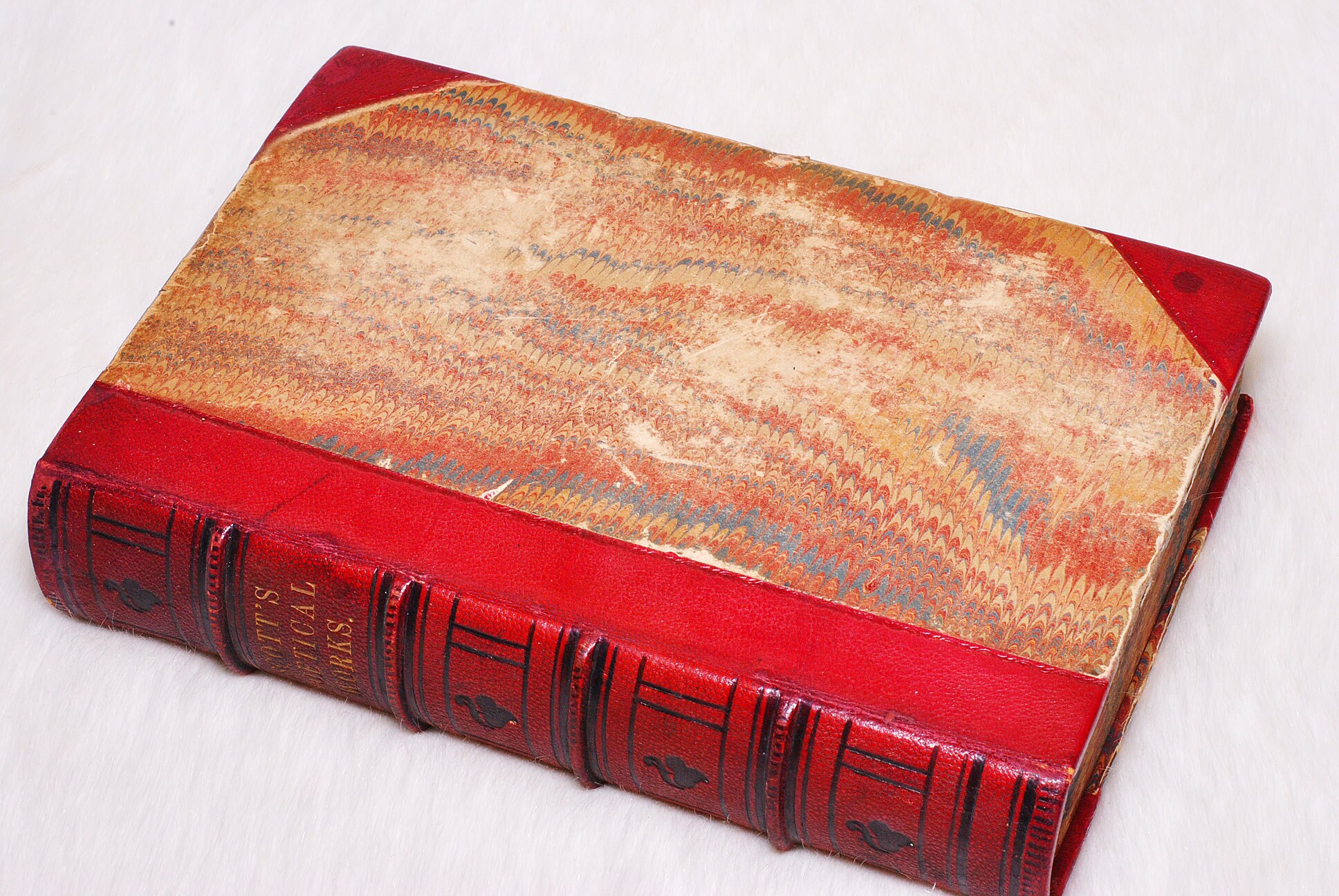 【アンティーク】The Poetical Works Of Sir Scott Antique Collectible the Poetical Works Sir Walter Scott