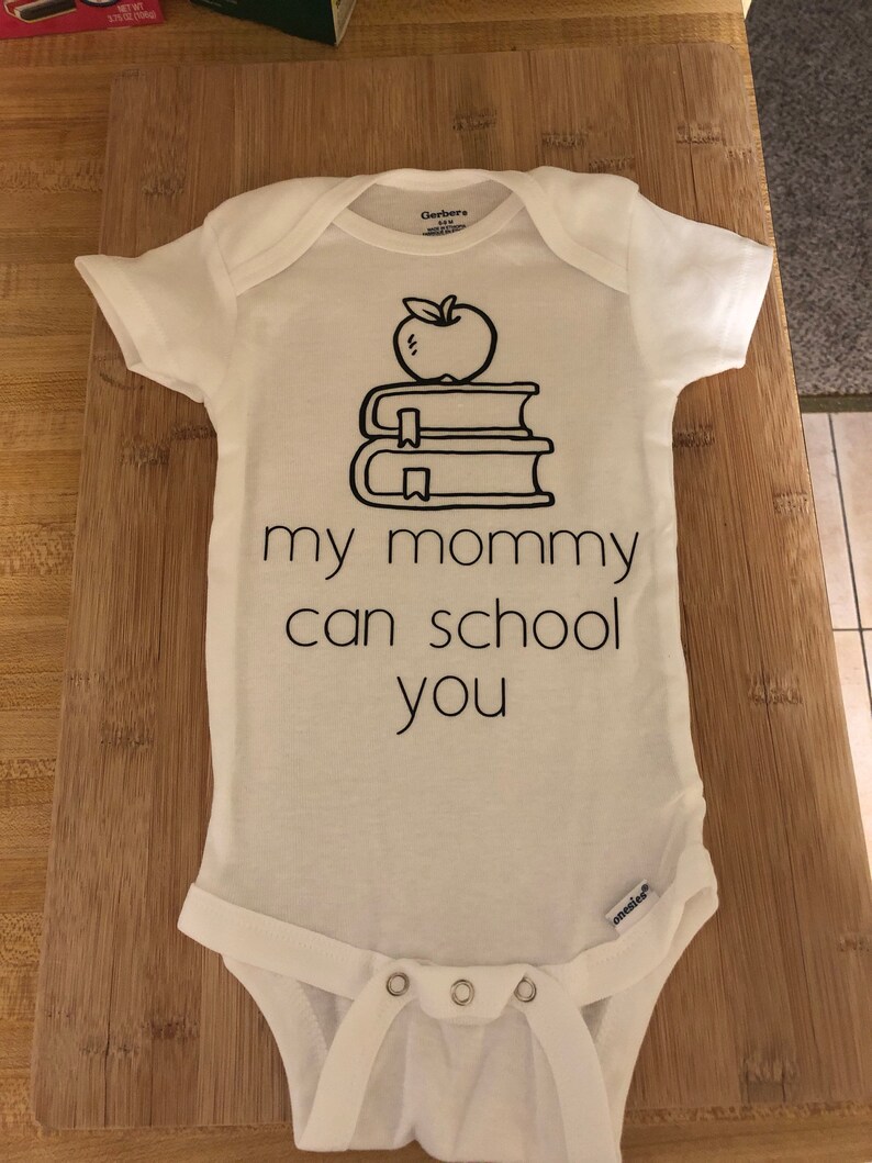 Teacher parent baby onesie Etsy