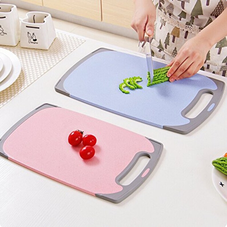 Frosted Nonslip Chopping Board Plastic Cutting Board Etsy UK
