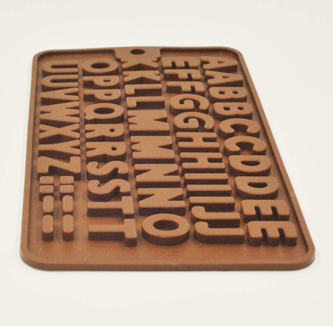 48 Cavity Alphabet Shaped Mould Tray With Symbols Letters Etsy UK