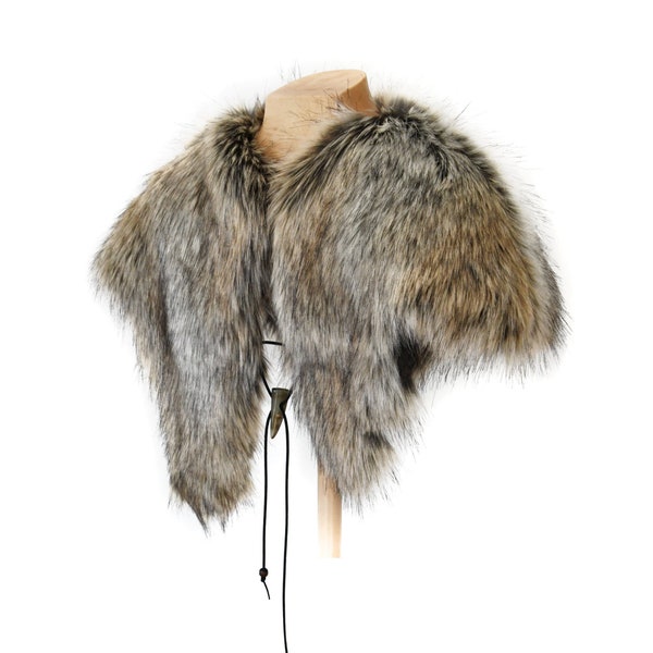 unisex ,Schulterfell , Wikinger ,Fell-/ Pelz-Imitat,Webpelz,Kunstfell,Kunstpelz, Kostüm, viking ,shoulder fur,cosplay ,supreme,art fur