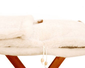 Warming pillow, hot water bottle in a super soft cushion cover made of high-quality faux fur, imitation fur, a beautiful, loving *gift idea*