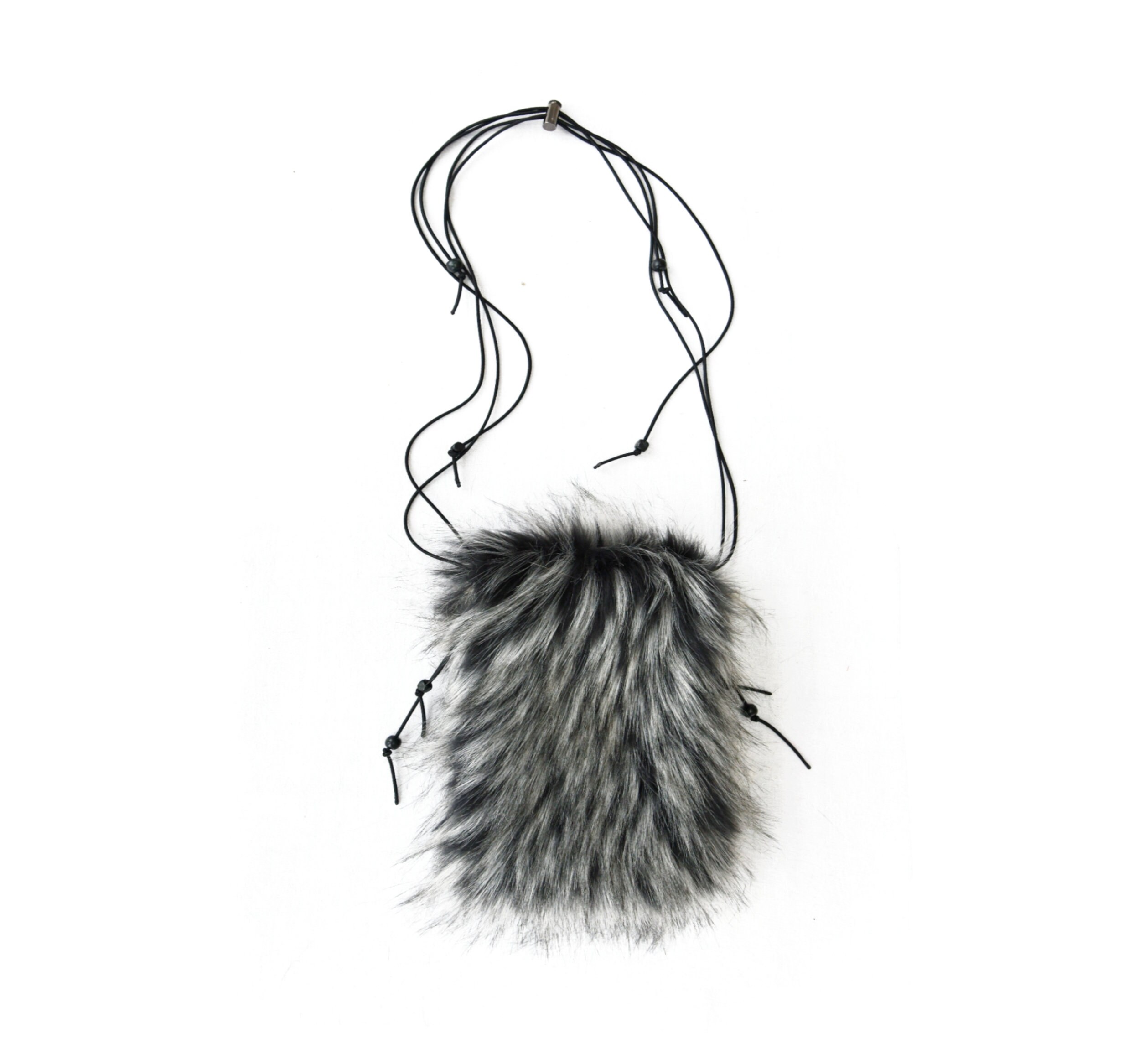 Crossbody, bag/mobile phone bag/shoulder bag, in high-quality, imitation fur/fur, faux fur, faux fur, faux fur, crossbody bag in supreme art fur