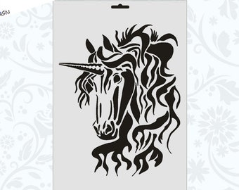 Einhorn Kopf Schablone Zum Ausdrucken