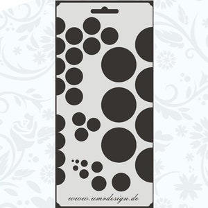 Scrapbook Textil Stencil S-020 Radiogonome UMR