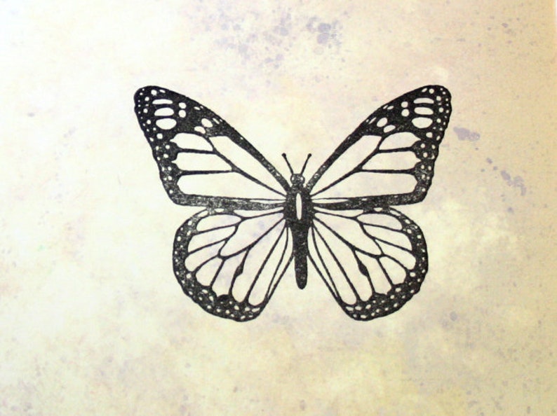 Stamp ST-067 Schmetterling 5cm x 5cm