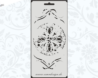 Scrapbook Textil Stencil S-173 Siegel UMR