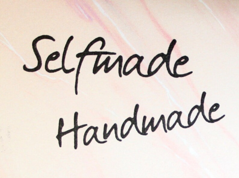 Stempel ST-025 Selfmade Handmade SET 2cm x 6,5cm Bild 1