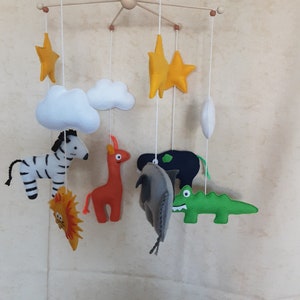 Mobile, animals, baby mobile, children&#39;s room, decoration, mobile for girls, mobile for boys, for babies, birth,