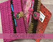Crochet Book Cover| Crochet Composition Notebook Cover| Crochet Book Sleeve (PATTERN ONLY) Instant PDf Download