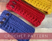 Crochet Textured Headband/Crochet Headband// Crochet Ear Warmer //Crochet Adjustable Headband (PATTERN) pdf Instant Download