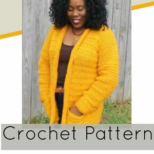 Crochet Cardigan//LightWeight Cardigan// Crochet Cardigan for Women//Golden Crochet Cardigan (PATTERN) pdf Instant Download