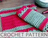 Dish or That Crochet  Cloth| Crochet Dishcloth| Crochet WashCloth| Crochet Housewarming Gift (PATTERN ONLY) Instant PDf Download