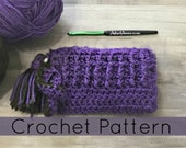 Crochet Zipper Pouch| Crochet Pouch with Divider| (PDF PATTERN) Instant download