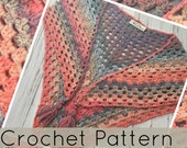 Crochet Shawl//LightWeight Shawl// Crochet Wrap //Horizon Crochet Shawl (PATTERN) pdf Instant Download
