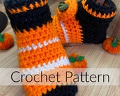Crochet Booties//Crochet Socks// Crochet Slipper //Boo-tiful Booties (PATTERN) pdf Instant Download