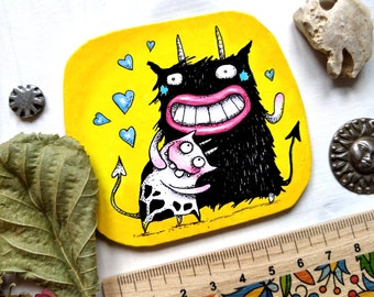 Mini imagen acrílica con imán TEUFEL 2