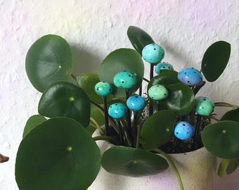 Lollypop Mushrooms [No.2] - Deko für Pflanzentöpfe oder Feengarten, mini gardening, Pilz Deko
