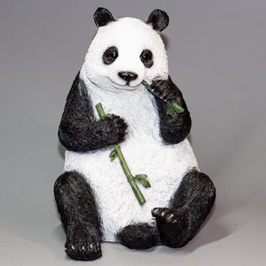 Wildlife Urn Baby Ashes Holder *Kid Child Loss Cremation Memorial Sculpture Panda Bear *Unique Human Funeral Tribute *Infant Burial Keepsake
