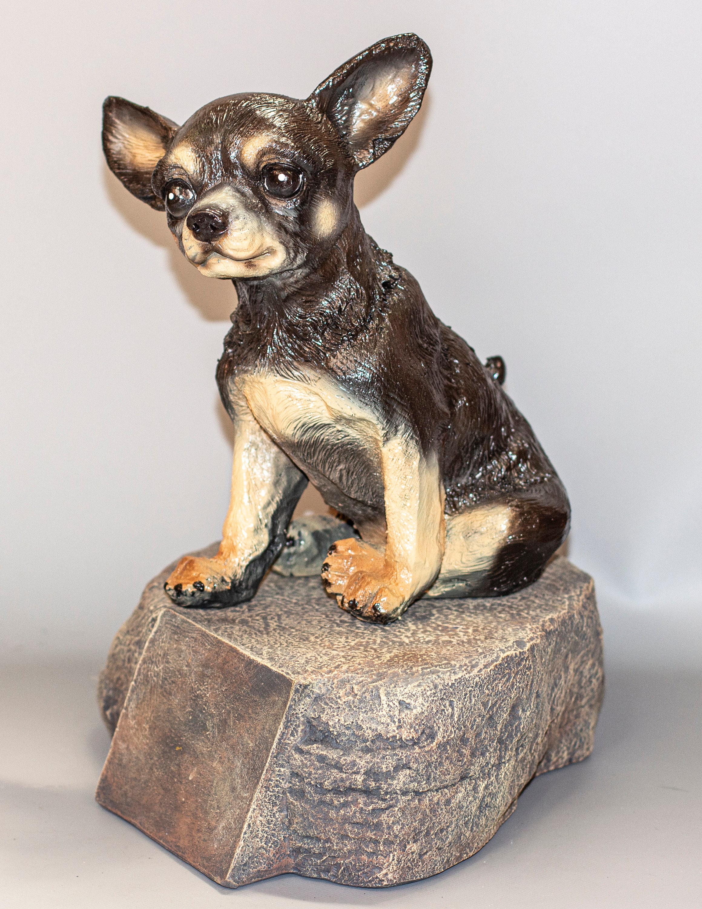 Chihuahua Urn cremation Statue Pet Ashes dog Memorial Etsy