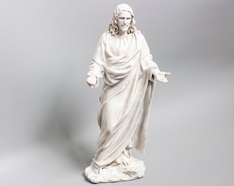 Christian Sculpture Holy Father *Religious Statue Jesus Christ *Altar Decor Prayer Lord *Interior Figurine God *Home Ornament Spiritual Gift