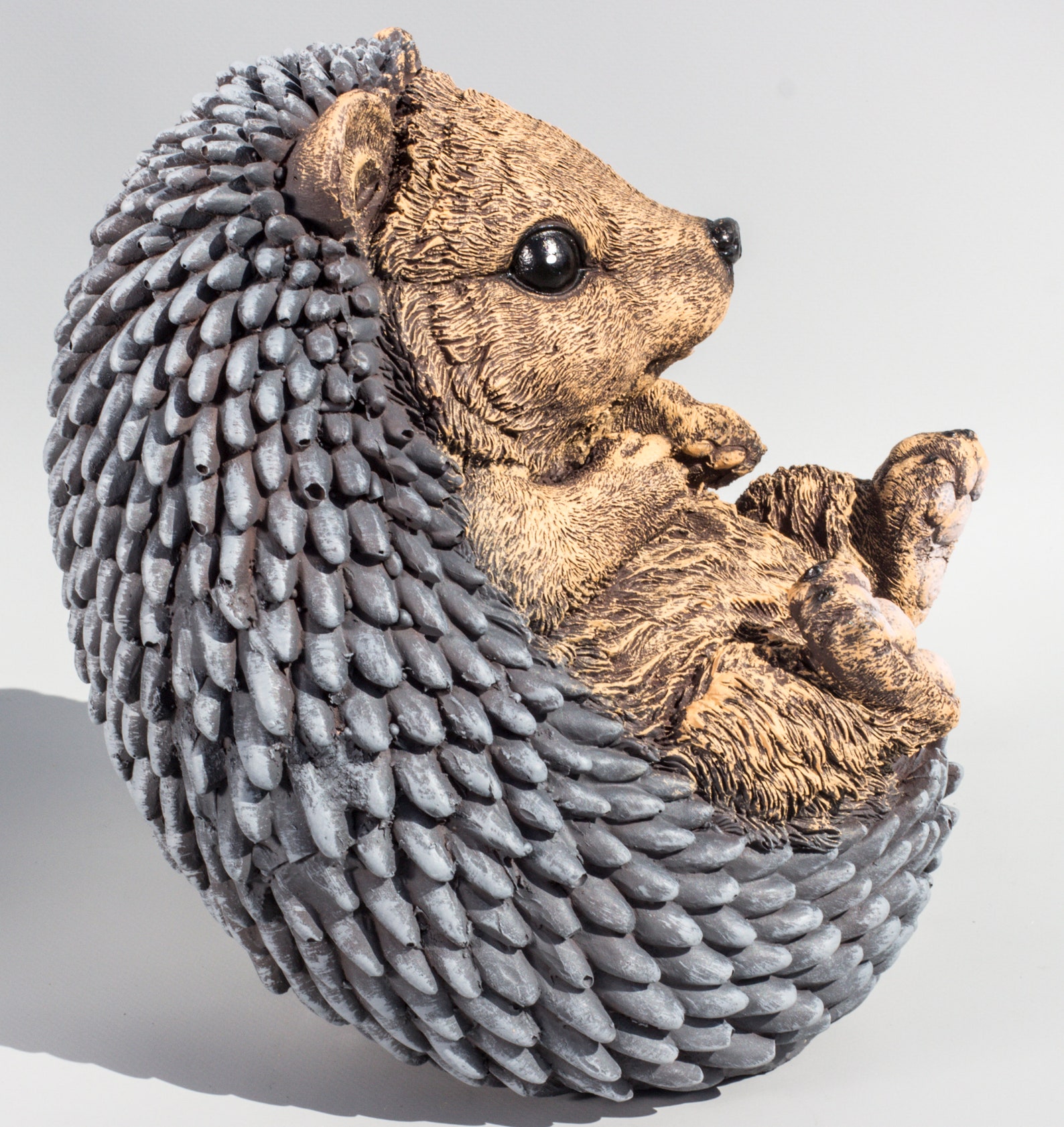 Large Hedgehog Statue forest Animal Sculpture wildlife Etsy