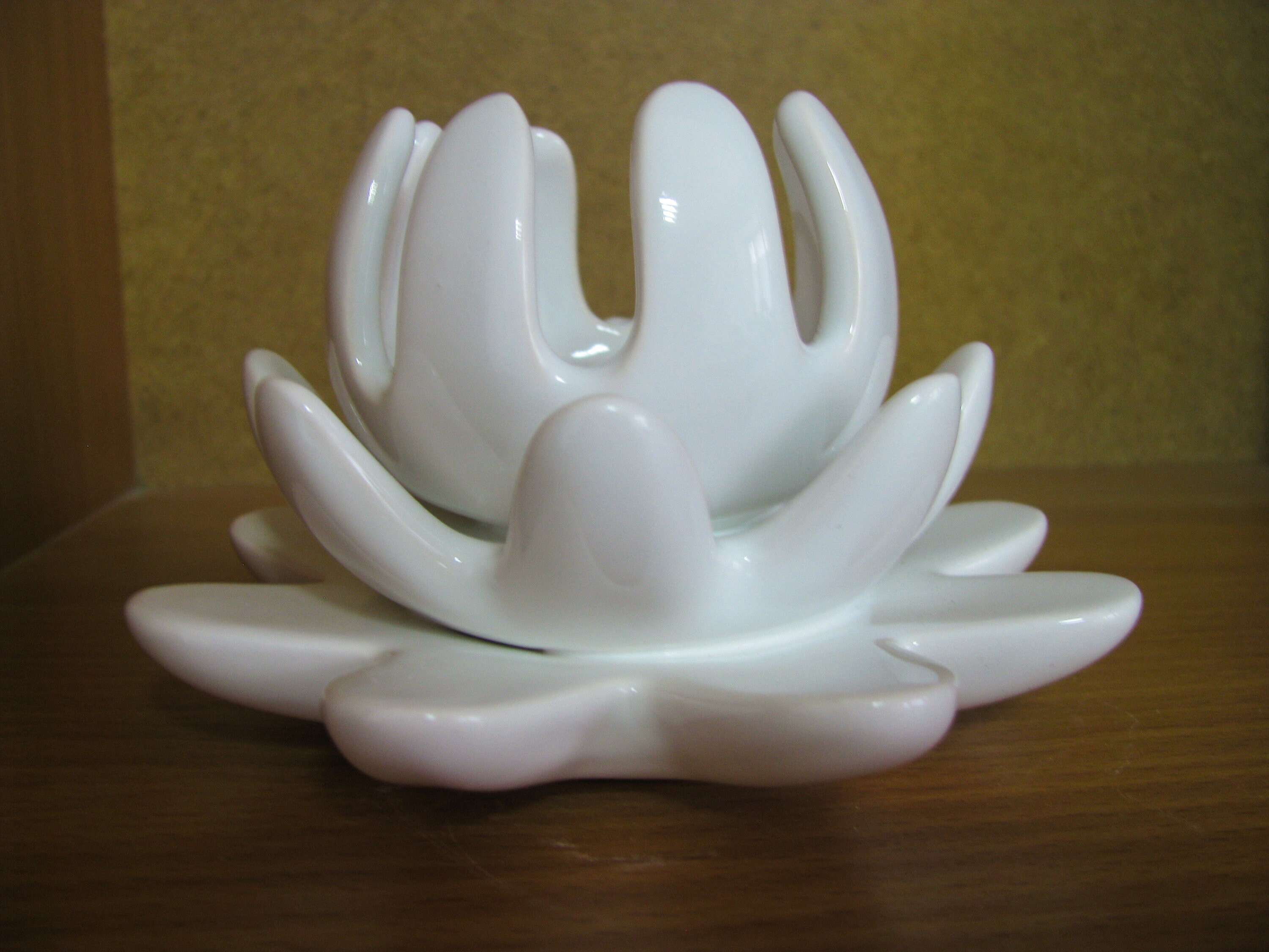 Lotus Candle Holder Candlestick Flower Ceramic Flower Lotus Etsy