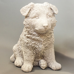 Siberian Husky Urn Unpainted *Dog Memorial Statue Ready to Paint *Cremation Figurine Pet Ashes  *Animal Loss Grave Decor *Funeral Keepsake