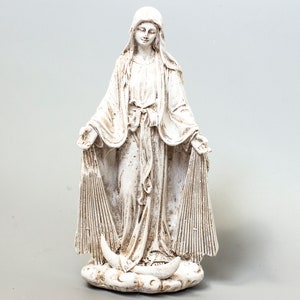 Our Lady Sculpture *Holy Mother Statue *Saint Madonna *Virgin Mary Figurine *Devotional Decor *Religious Christian Keepsake Gifts for Women