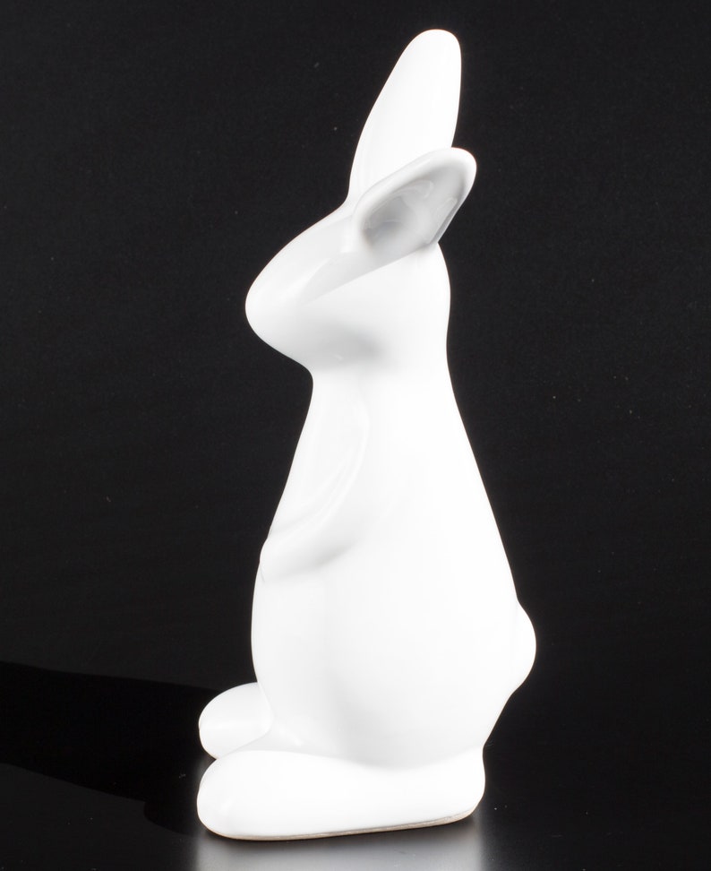 Hare Sculpture bunny Rabbit Statue animal Figure Decor Etsy