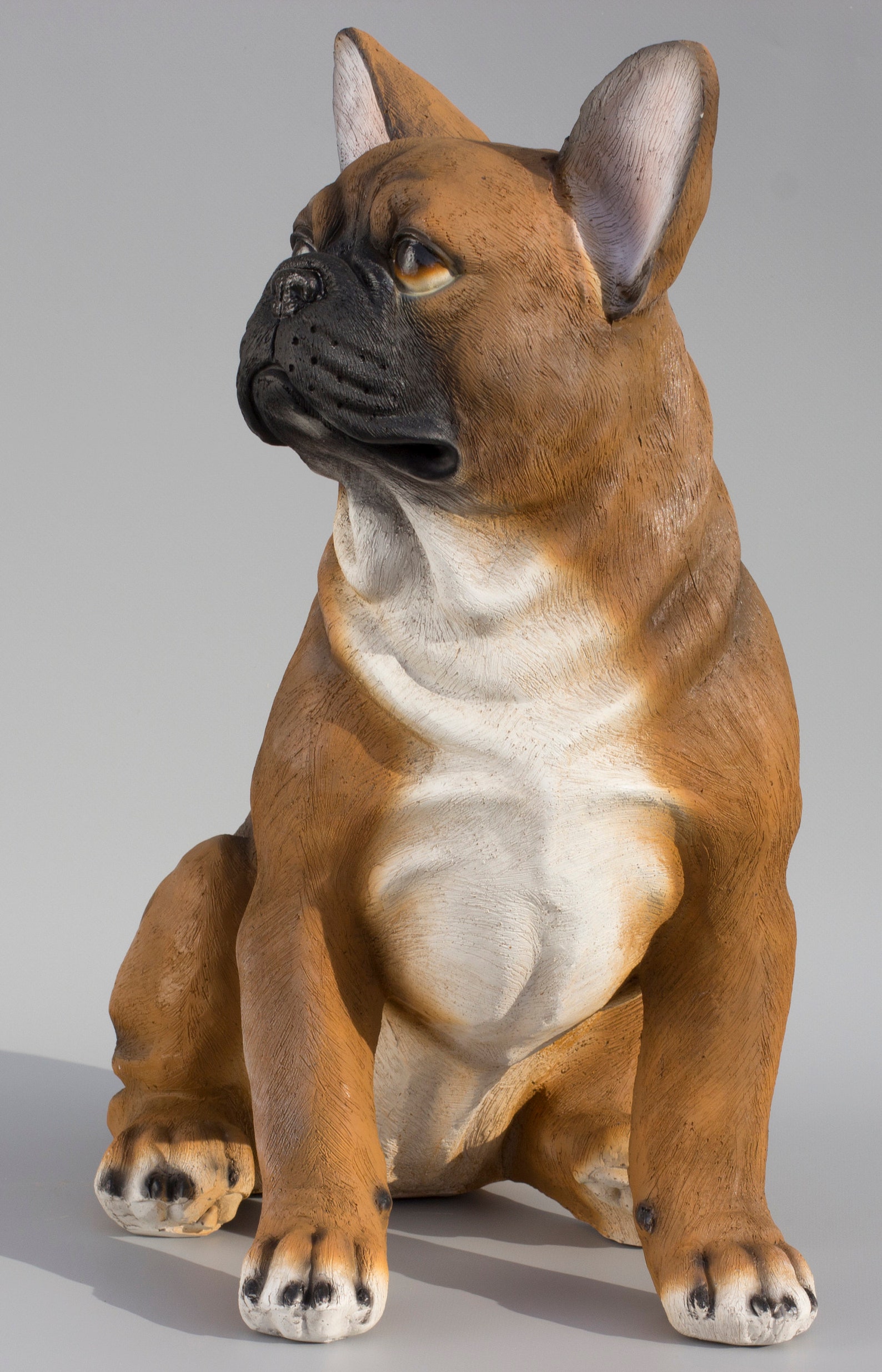 French Bulldog Sculpture Dog Memorial Statue Garden Decor Etsy España