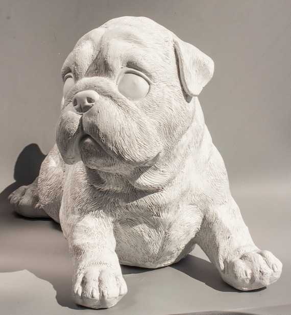 Petit Brabancon Griffon Sculpture Unpainted *dog Memorial Statue